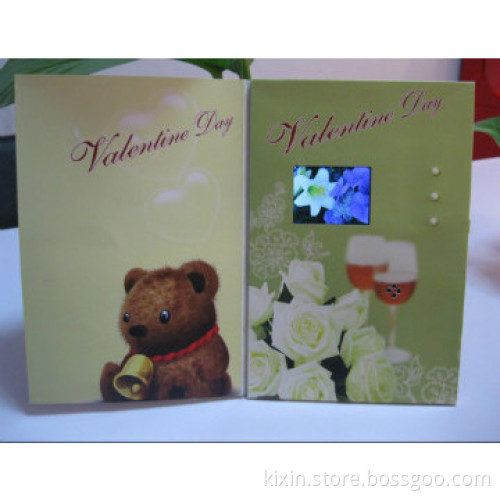 Digital greeting cards / video greeting cards / video-in print